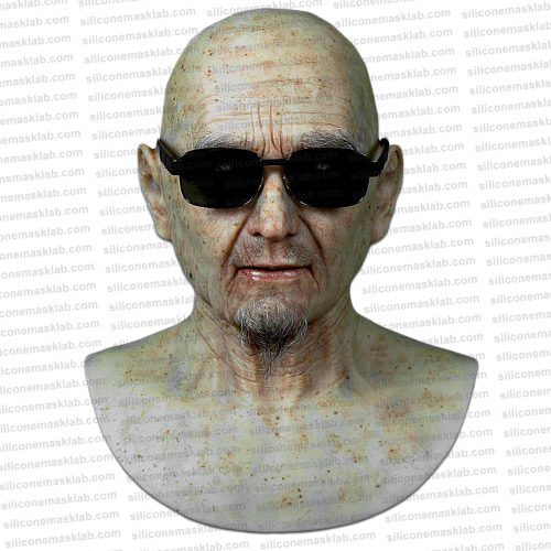 Lifelike Old Man Mask