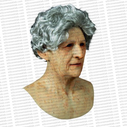 distinguished elderly female mask