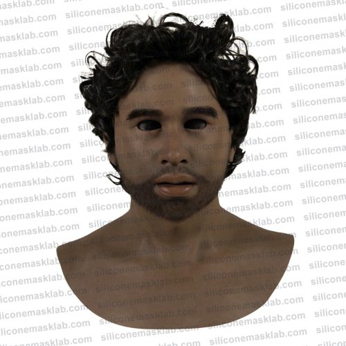 ethnic bearded silicone mask profile-view-sfx-cinema