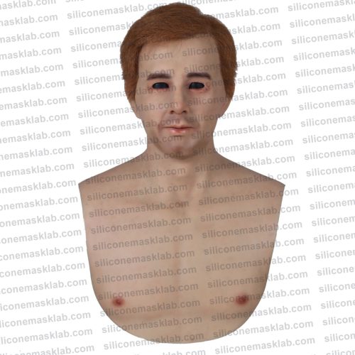 Red Hair Silicone Mask - the Tourist Realistic Male Face