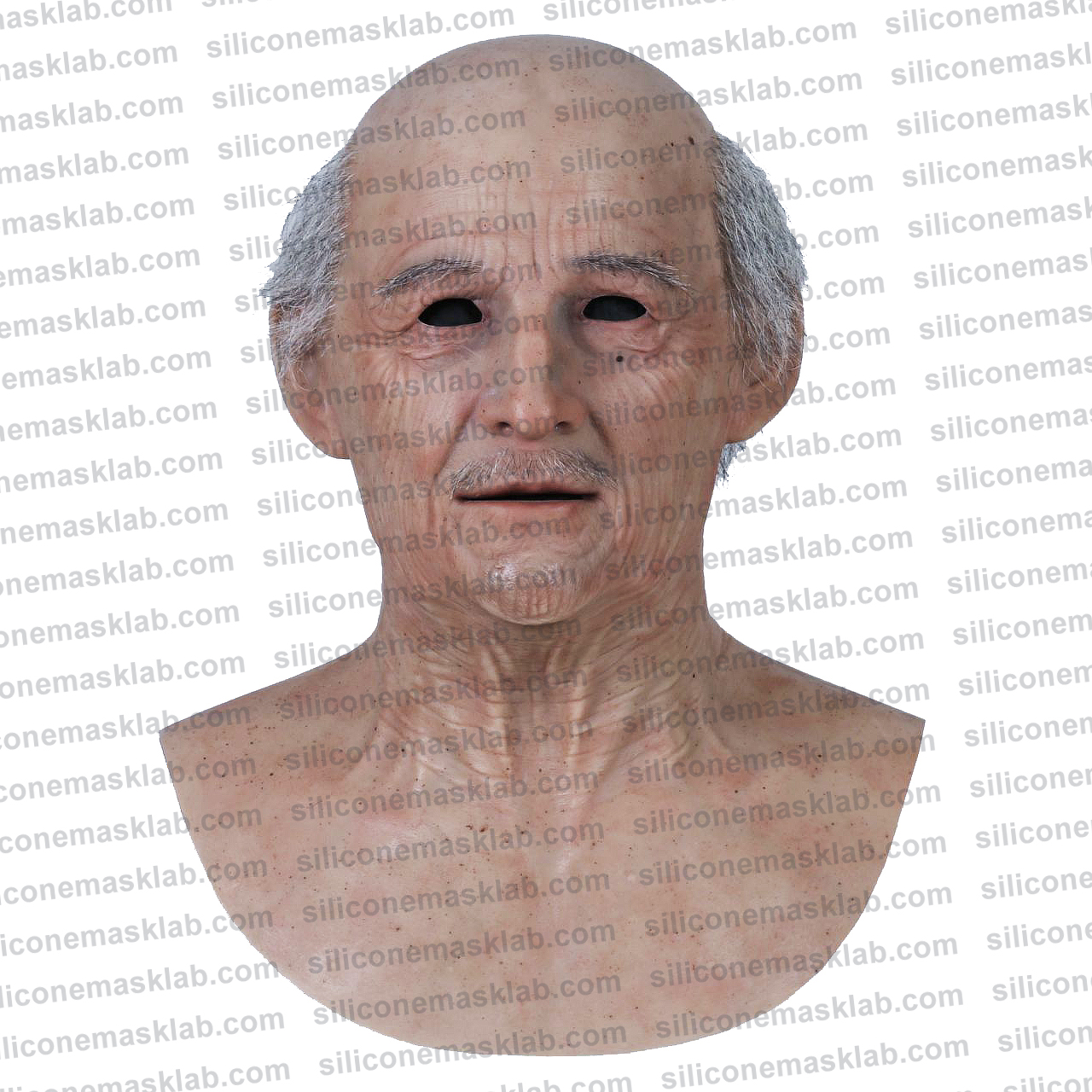 grandpa silicone mask the old papy