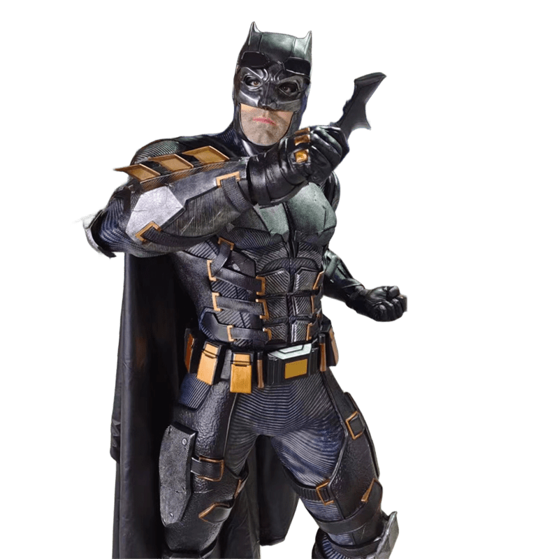Life Size Batman Statue 1:1 scale in tactical armor fiberglass S.M.LAB
