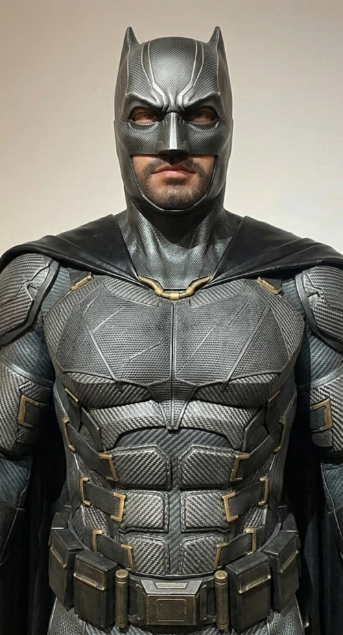 realistic batman face 8k skin detail